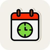 Deadline Vector Icon Design