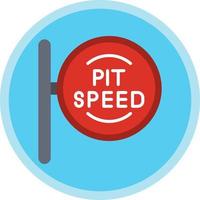 Pit Stop Vector Icon Design