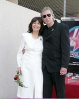 Jim Ladd and wife ShellyJim Ladd receives Star on the Hollywood Walk of FameHollywood  CAMay 6 20052005 photo
