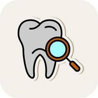 Dental Checkup Vector Icon Design