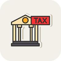 Tax Office Vector Icon Design