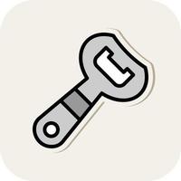 Bottle Opener Vector Icon Design