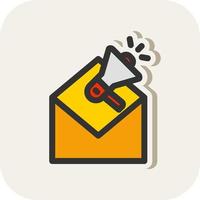 Email Marketing Vector Icon Design