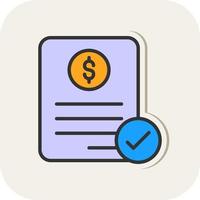 Invoice Vector Icon Design