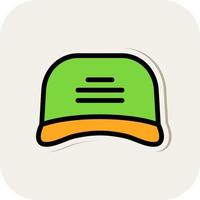 Baseball Cap Vector Icon Design