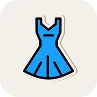 Woman Clothes Vector Icon Design