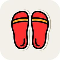 Slipper Vector Icon Design