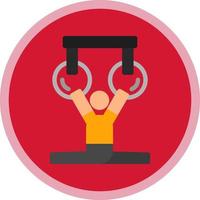 Gymnastics Vector Icon Design