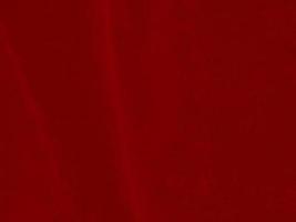 red velvet fabric texture used as background. Empty red fabric background of soft and smooth textile material. There is space for text. photo