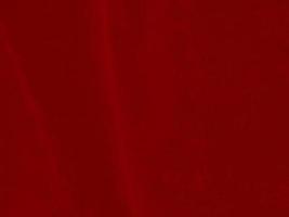 red velvet fabric texture used as background. Empty red fabric background of soft and smooth textile material. There is space for text. photo