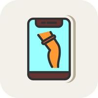 Leg Muscle Vector Icon Design