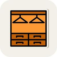 Wardrobe Vector Icon Design