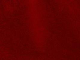 red velvet fabric texture used as background. Empty red fabric background of soft and smooth textile material. There is space for text. photo