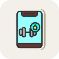 Workout Notification Vector Icon Design