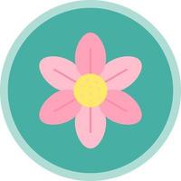 Cherry Blossom Vector Icon Design