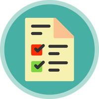 Website Checklist Vector Icon Design