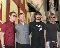 Foo Fightersarriving  at the MTV Movie Awards at the Shrine Auditorium Los Angeles CAJune 4 20052005 photo