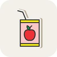 Juice Box Vector Icon Design