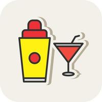 Cocktail Shaker Vector Icon Design