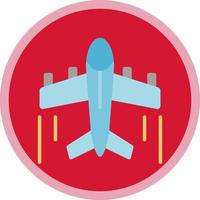 diseño de icono de vector de avión