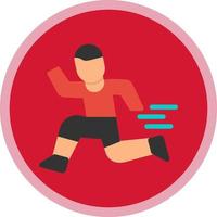 diseño de icono de vector de atletismo