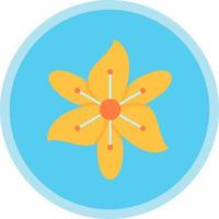 Freesia Vector Icon Design