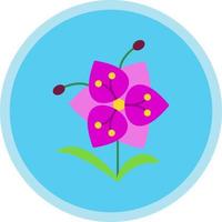 diseño de icono de vector de orquídea