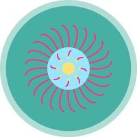 Anemone Vector Icon Design