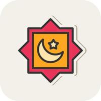 Rub El Hizb Vector Icon Design