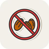 No Eating Vector Icon Design