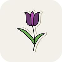 Tulip Vector Icon Design