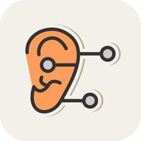 Ear Therapy Vector Icon Design