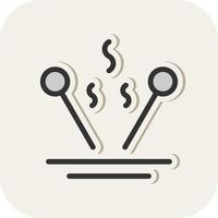 Incense Sticks Vector Icon Design