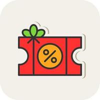 Voucher Vector Icon Design