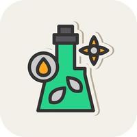 Body Massage Oil Vector Icon Design