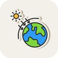 Greenhouse Effect Vector Icon Design