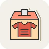 Clothes Donation Vector Icon Design