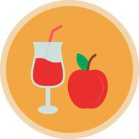 Apple Juice Vector Icon Design