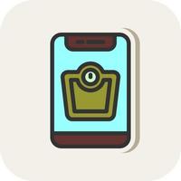 Weight Scale Vector Icon Design