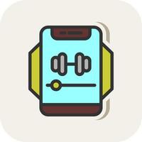 Gym Music Vector Icon Design