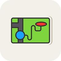 Race Navigation Vector Icon Design