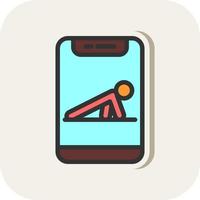 Push Up Vector Icon Design