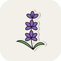 Lavender Vector Icon Design