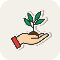 Reforestation Vector Icon Design