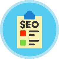 Seo Checklist Vector Icon Design