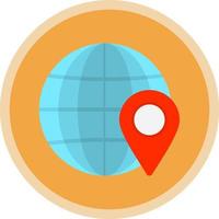 World Location Vector Icon Design