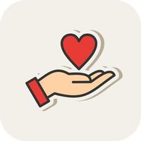 Organ Donation Vector Icon Design