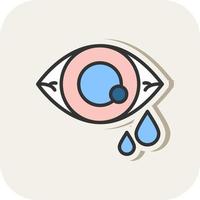 diseño de icono de vector de conjuntivitis