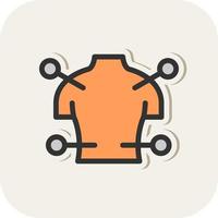 Body Acupuncture Vector Icon Design