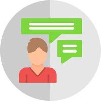 Inner Dialogue Vector Icon Design